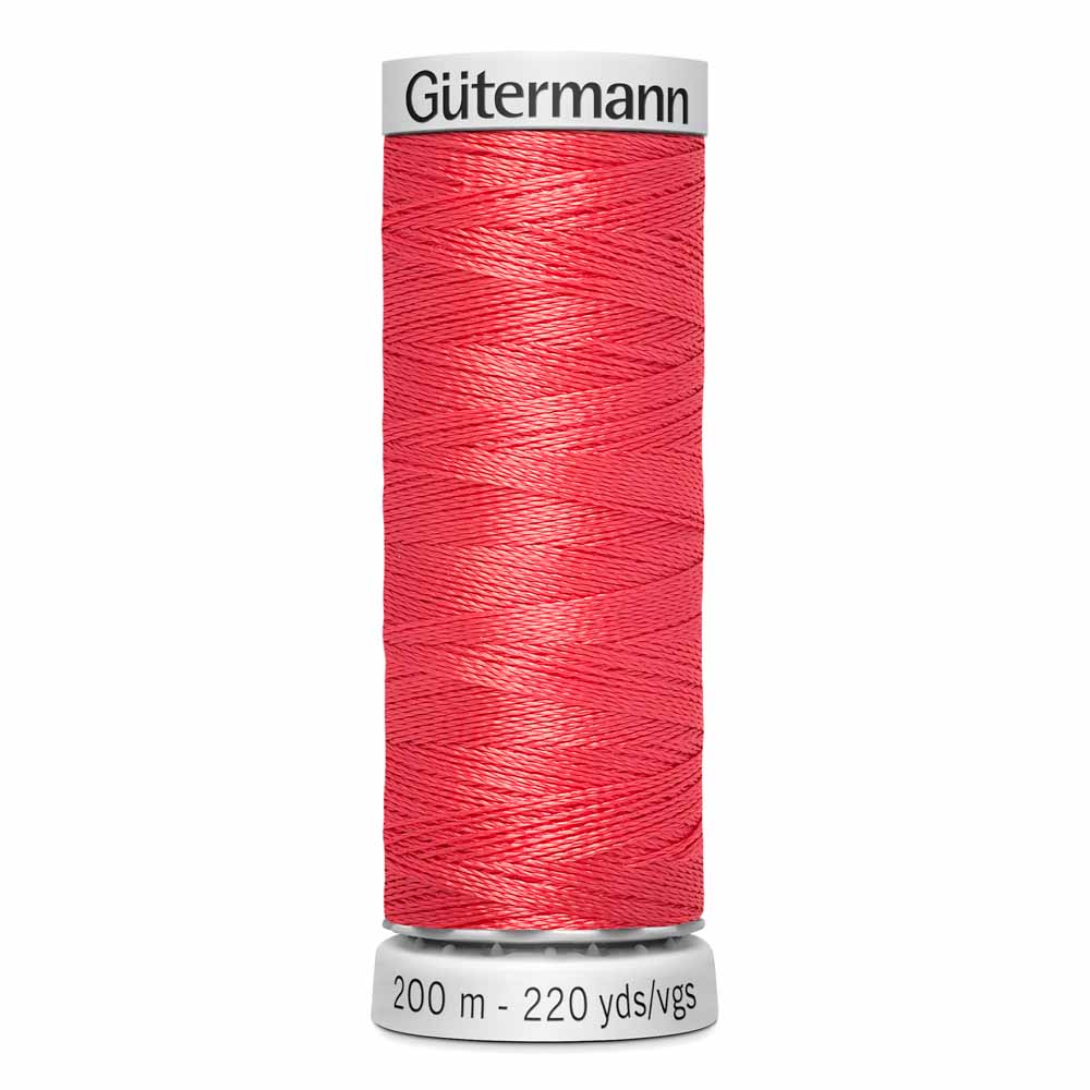 GÜTERMANN Dekor Rayon Thread 200 m - Lt Poppy Red