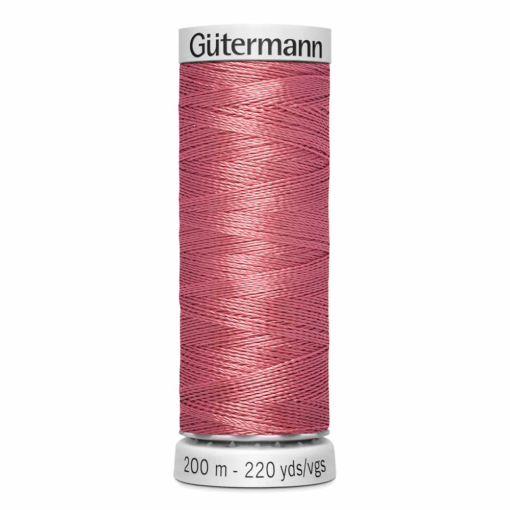 GÜTERMANN Dekor Rayon Thread 200m - Dark Rose