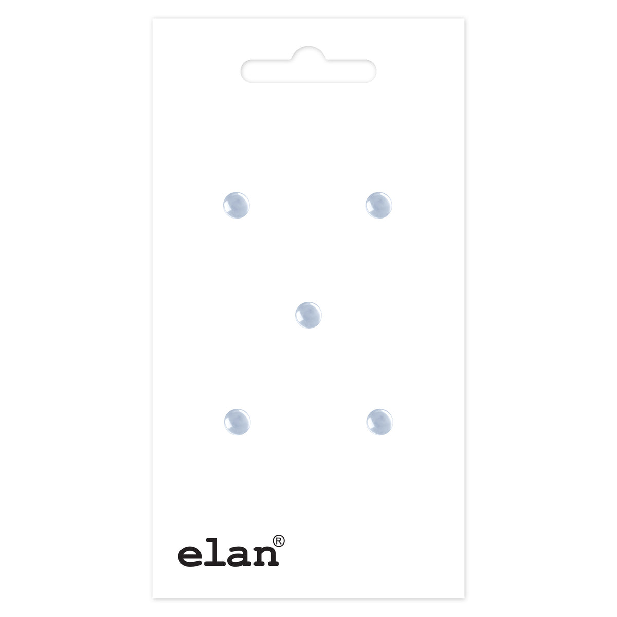 ELAN Shank Button 7 mm (1/4 in), 5 Count