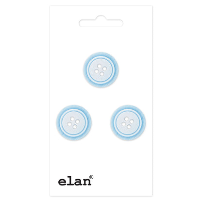 ELAN 4 Hole Sew-Through Button 15 mm (5/8 in) 3-Count