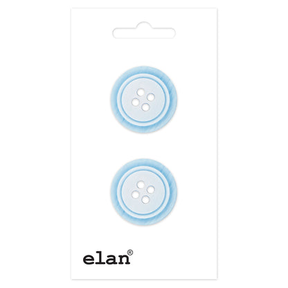 ELAN 4 Hole Sew-Through Button 20 mm (3/4 in) 2-Count