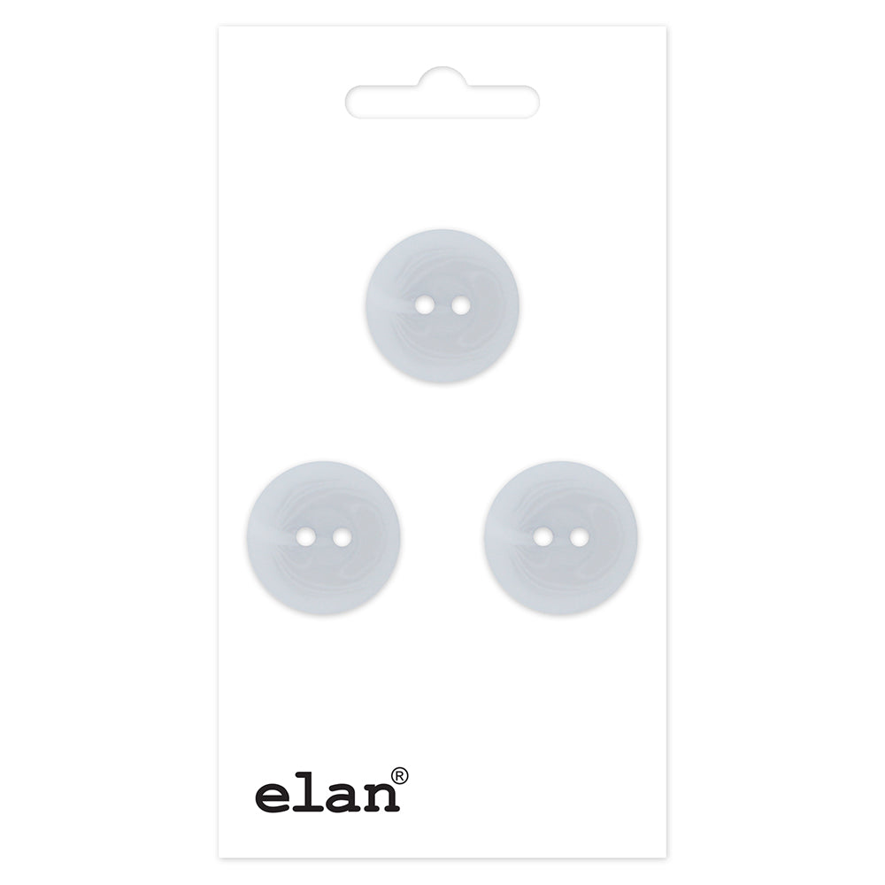 ELAN 2 Hole Sew-Through Button 15 mm (5/8 in) 3-Count