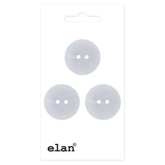 ELAN 2 Hole Sew-Through Button 18 mm (3/4 in) 3-Count