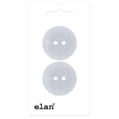 ELAN 2 Hole Sew-Through Button 23 mm (7/8 in) 2-Count