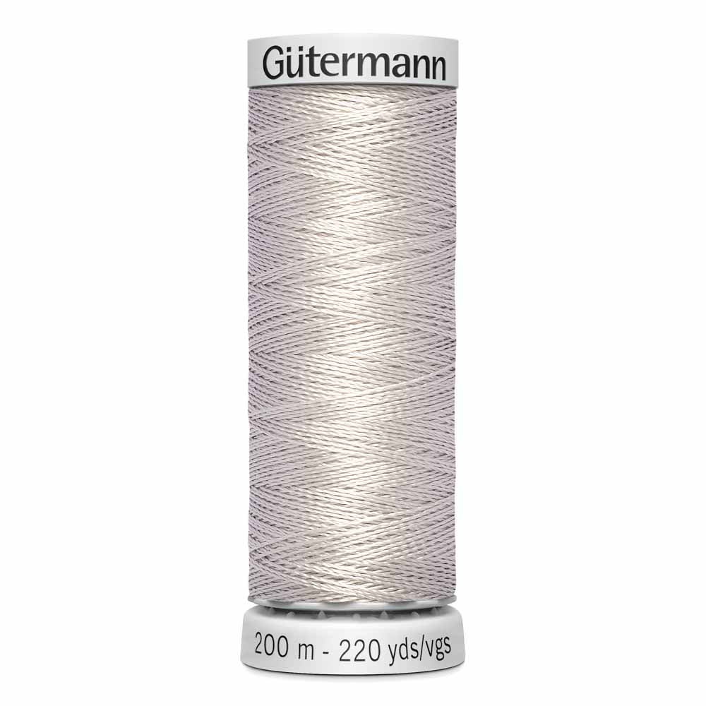 GÜTERMANN Dekor Rayon Thread 200m - Silver Plate