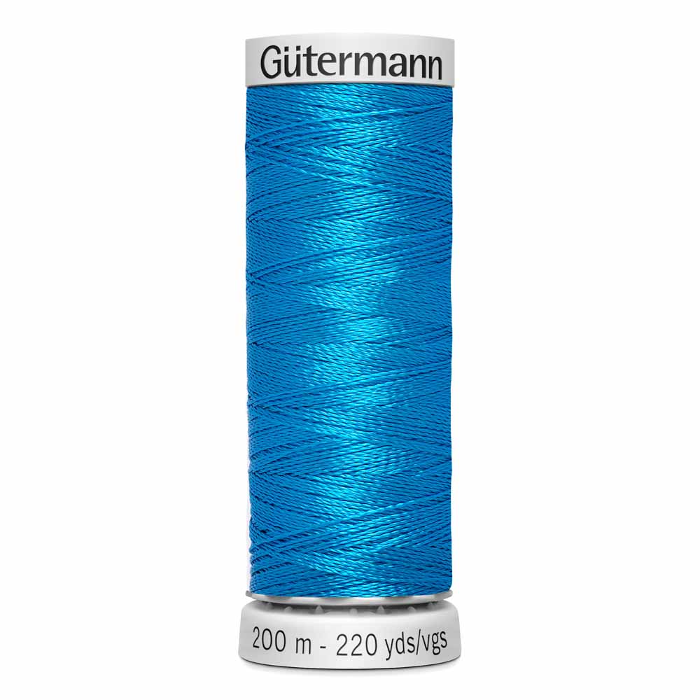 GÜTERMANN Dekor Rayon Thread 200m - Medium Blue