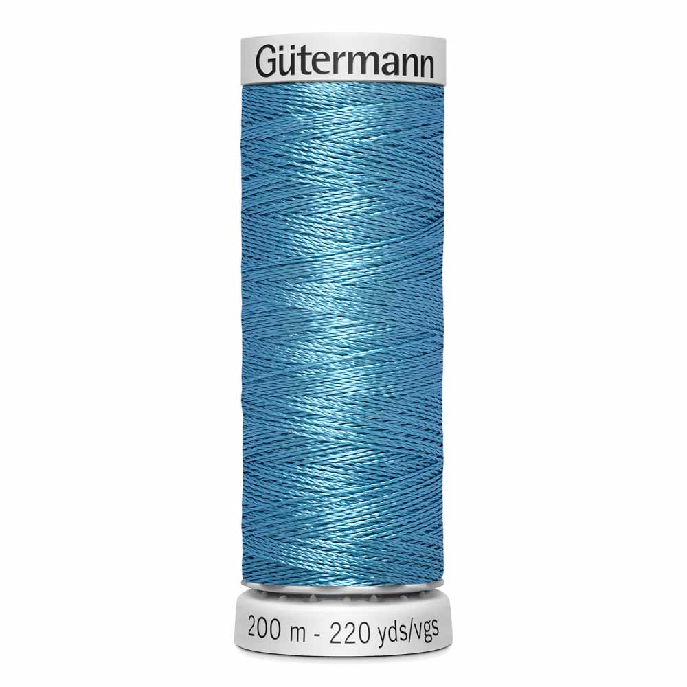 GÜTERMANN Dekor Rayon Thread 200 m - Medium Light Blue