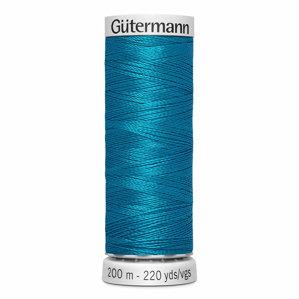 GÜTERMANN Dekor Rayon Thread 200 m - Dark Medium Light Blue