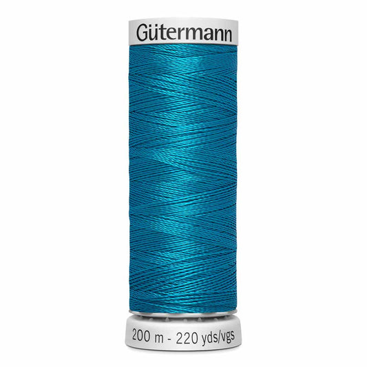 GÜTERMANN Dekor Rayon Thread 200 m - Dark Medium Light Blue