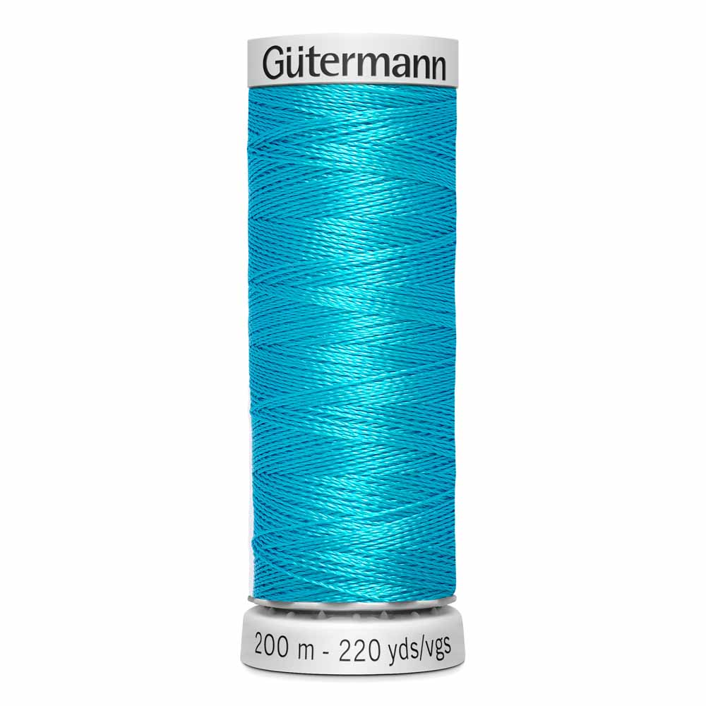 GÜTERMANN Dekor Rayon Thread 200 m - Light Cornflower Blue