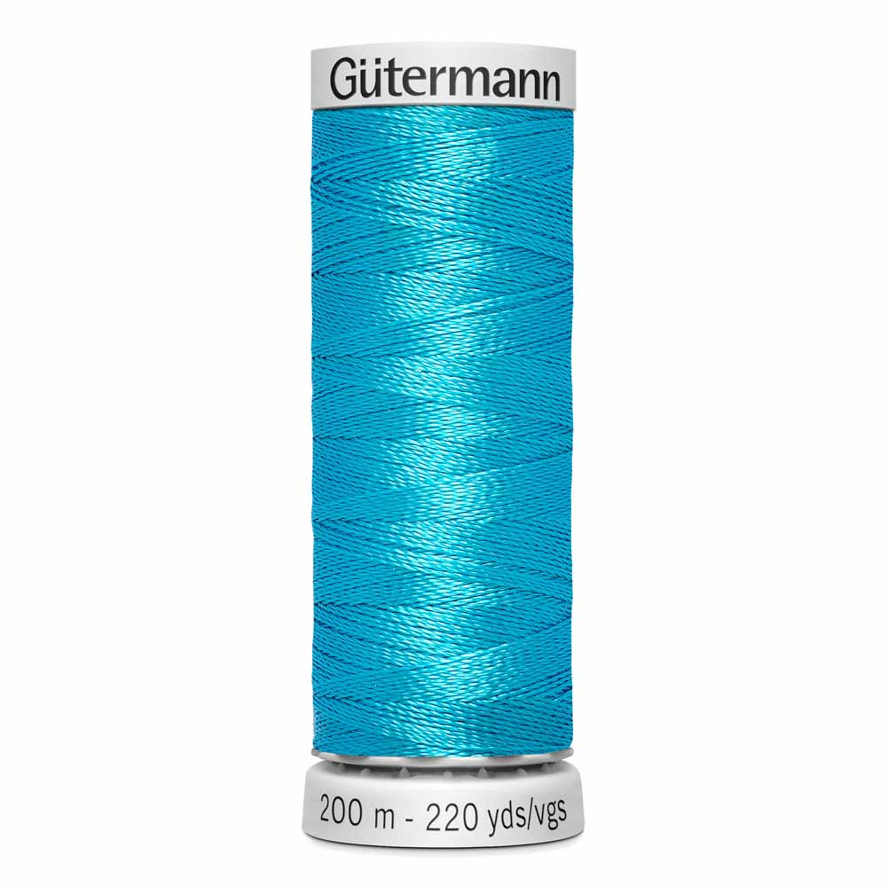 GÜTERMANN Dekor Rayon Thread 200 m - Light Ocean Blue