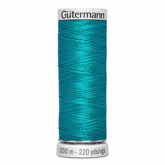 GÜTERMANN Dekor Rayon Thread 200 m - Medium Bright Peacock