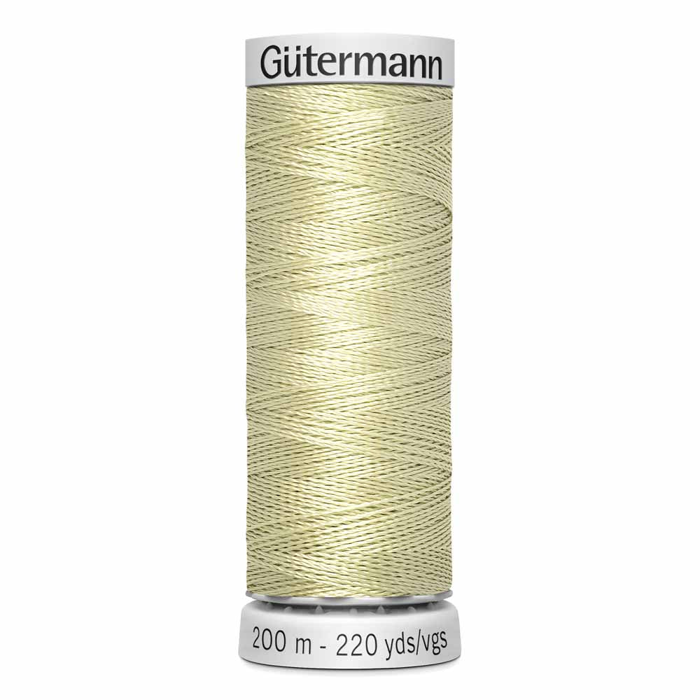 GÜTERMANN Dekor Rayon Thread 200 m - Pastel Yellow Green