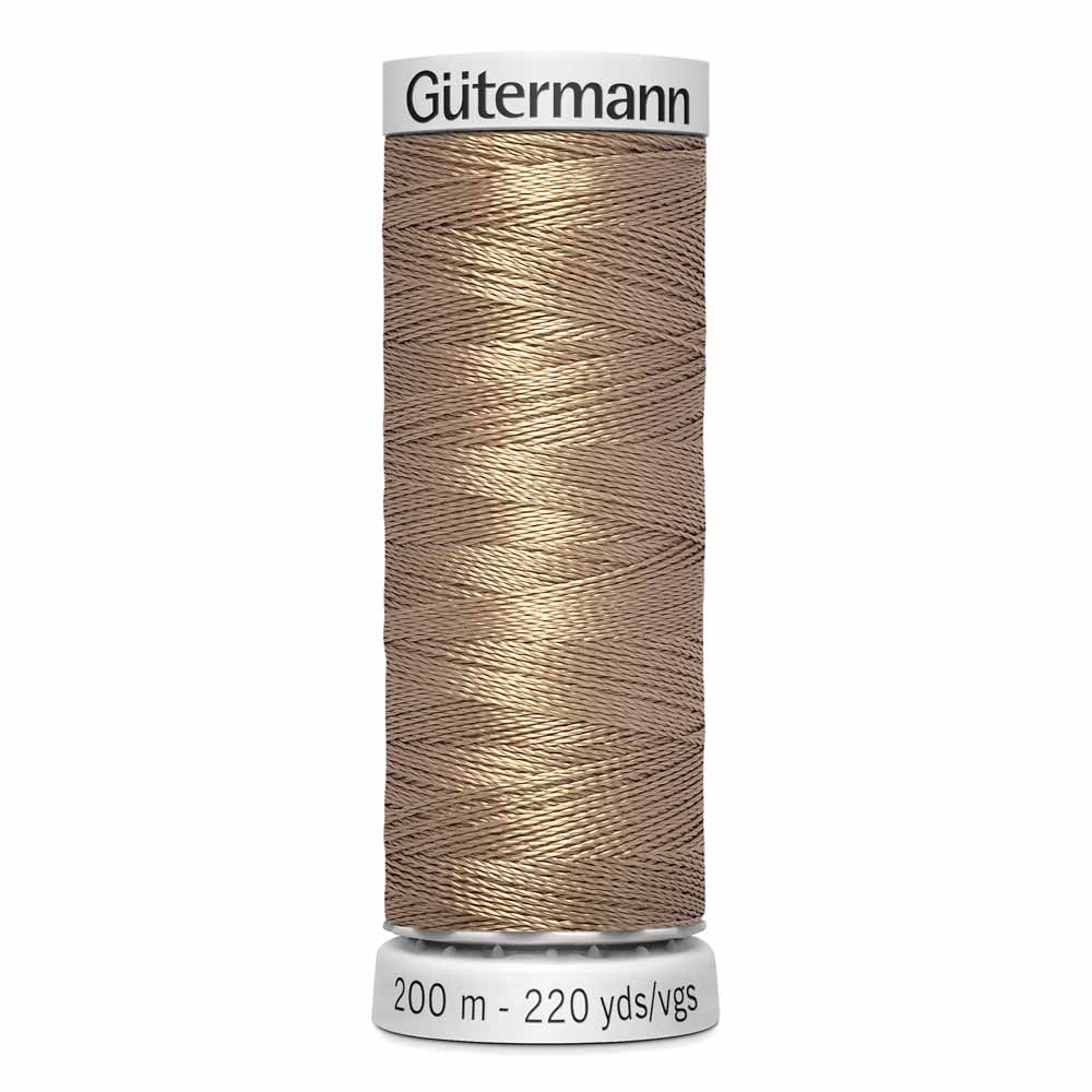 GÜTERMANN Dekor Rayon Thread 200 m - Khaki