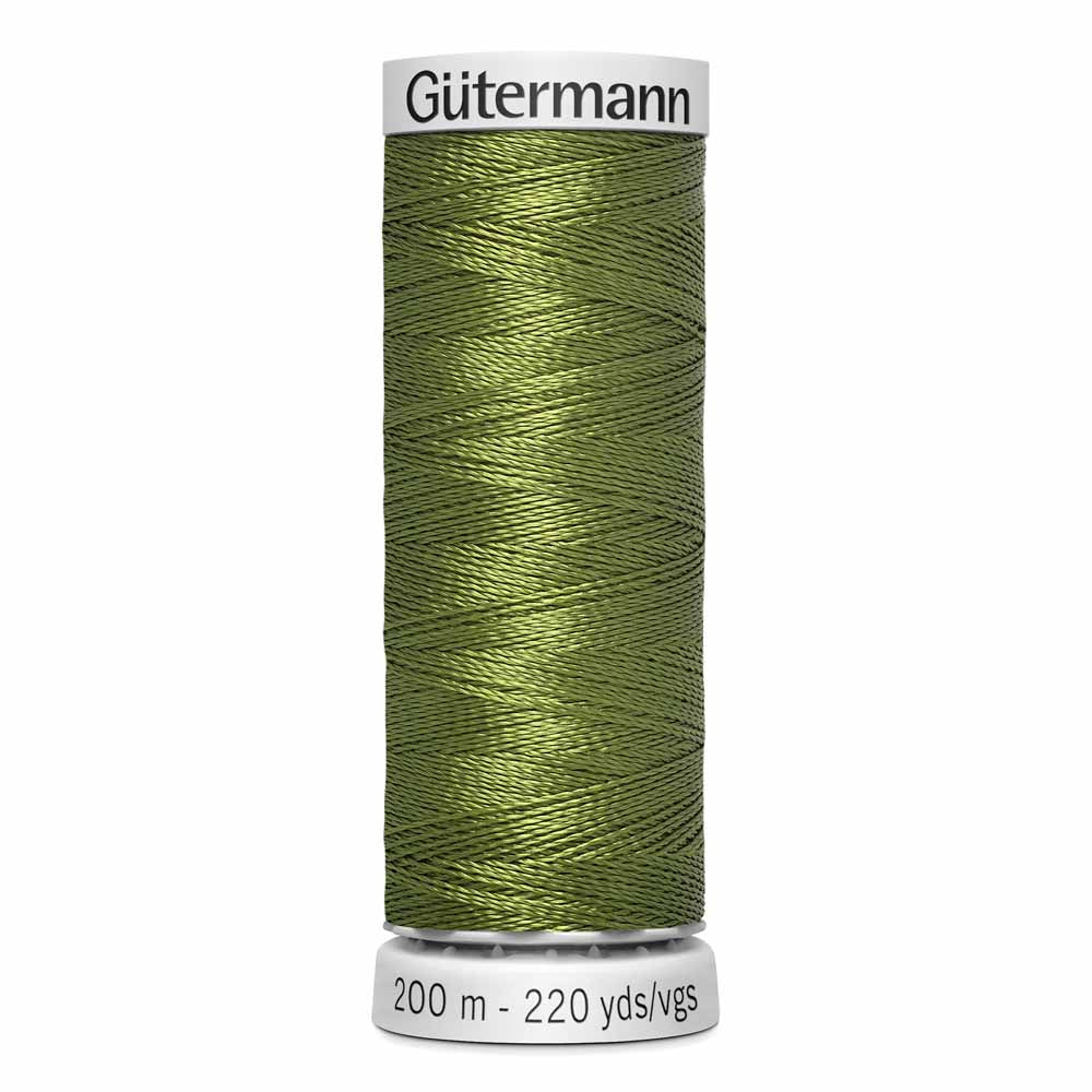 GÜTERMANN Dekor Rayon Thread 200 m - Dark Avacado