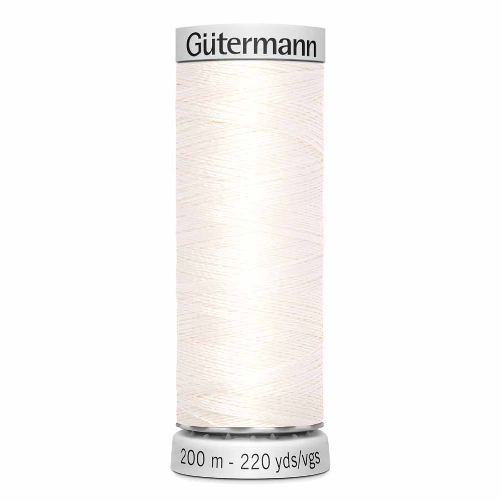 GÜTERMANN Dekor Rayon Embroidery Thread 200 m Silver Shine