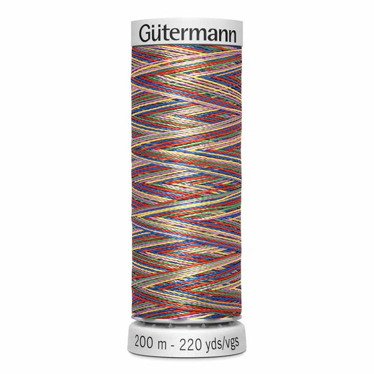 GÜTERMANN Dekor Rayon Thread 200 m Variegated Tuti-Fruti - SKU 4009994