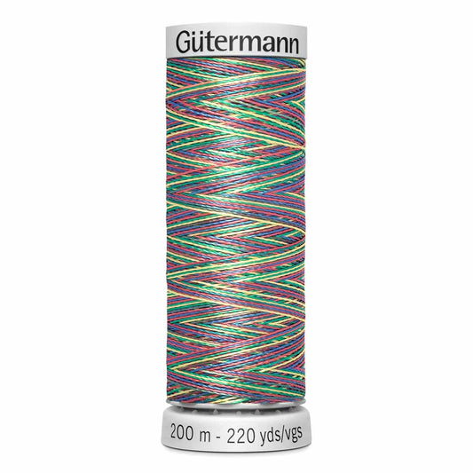 GÜTERMANN Dekor Rayon Thread 200 m Variegated M - SKU 4009998