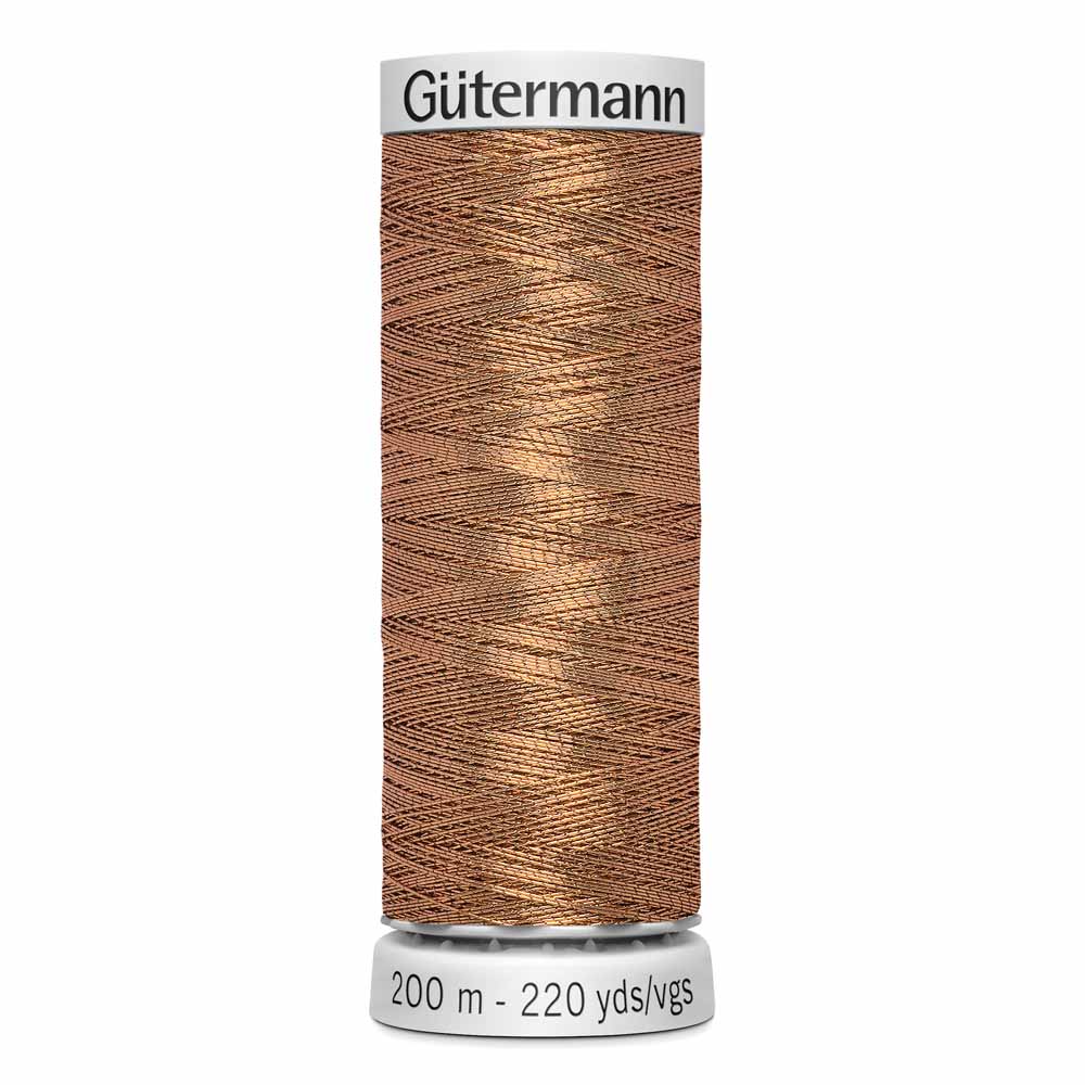GÜTERMANN Dekor Metallic Thread 200 m (219 yd) - Bronze