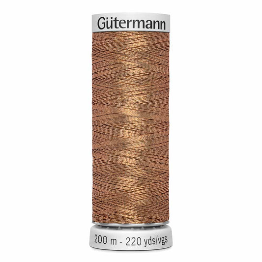 GÜTERMANN Dekor Metallic Thread 200 m (219 yd) - Bronze