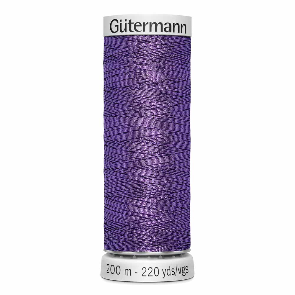 GÜTERMANN Dekor Metallic Thread 200 m Purple - SKU 4010571
