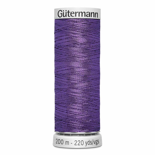 GÜTERMANN Dekor Metallic Thread 200 m Purple - SKU 4010571
