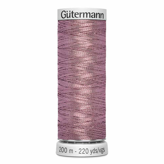 GÜTERMANN Dekor Metallic Thread 200 m Pink - SKU 4010624