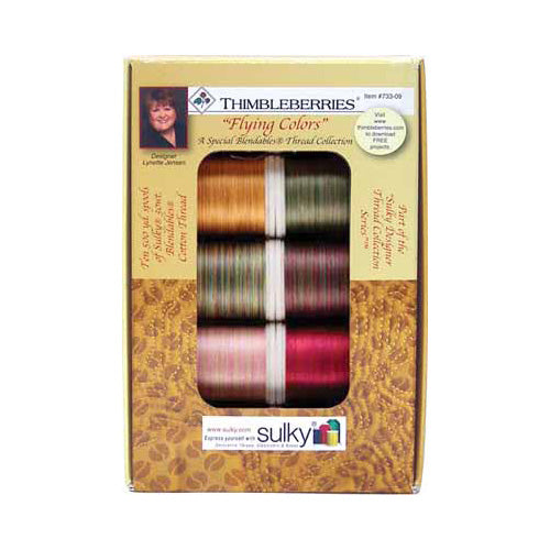 SULKY Cotton Blendables Thread Collection 10-Spool Flying Colours