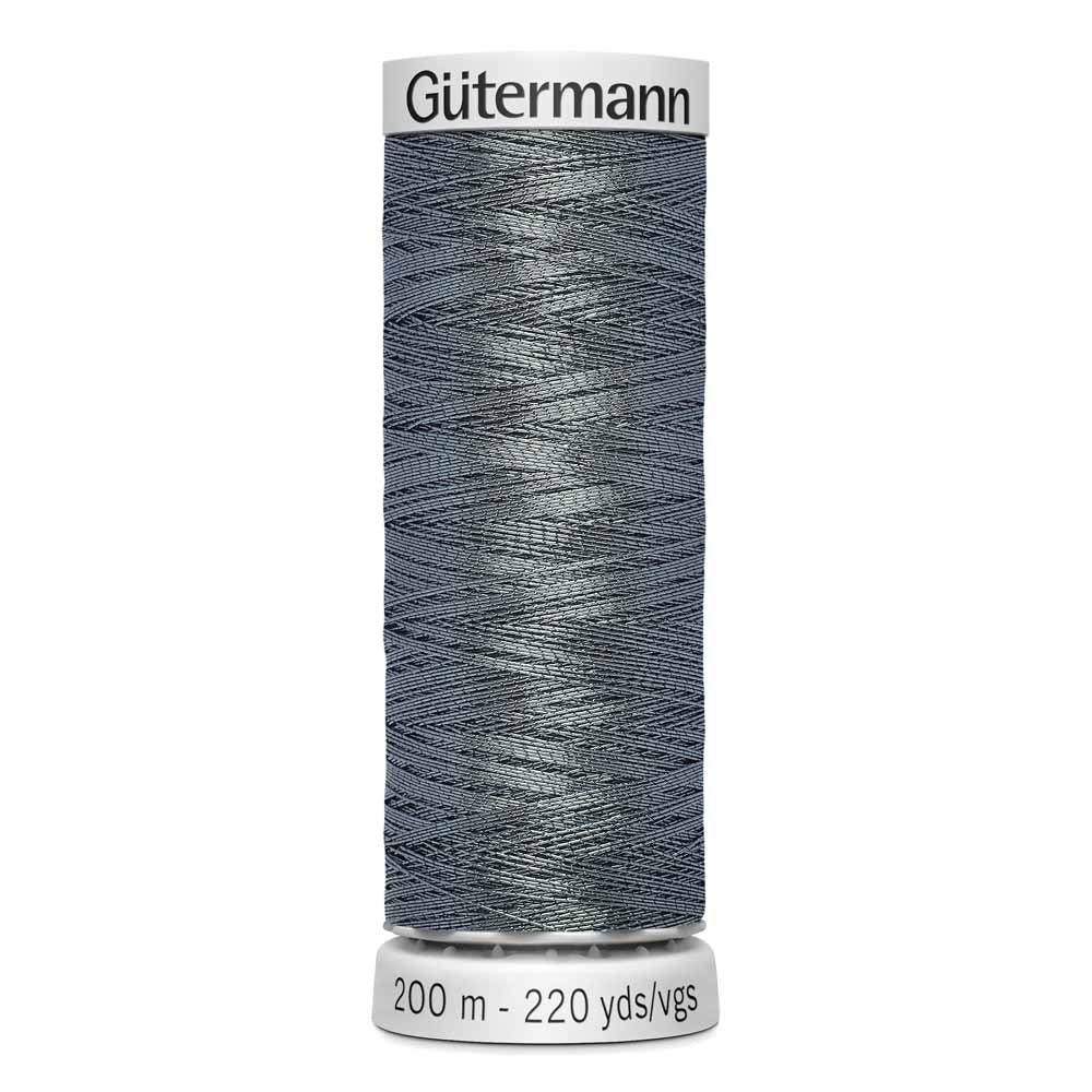 GÜTERMANN Dekor Metallic Thread 200 m - Gray