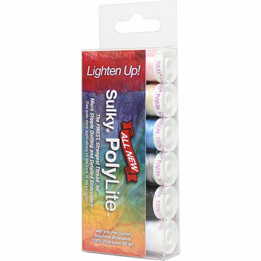 SULKY PolyLite Thread Set 6 × 402 m Most Popular Colours