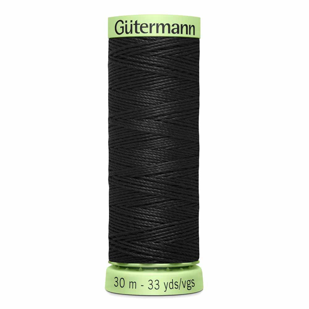 GÜTERMANN Heavy-Duty Top Stitch Thread 30 m Black
