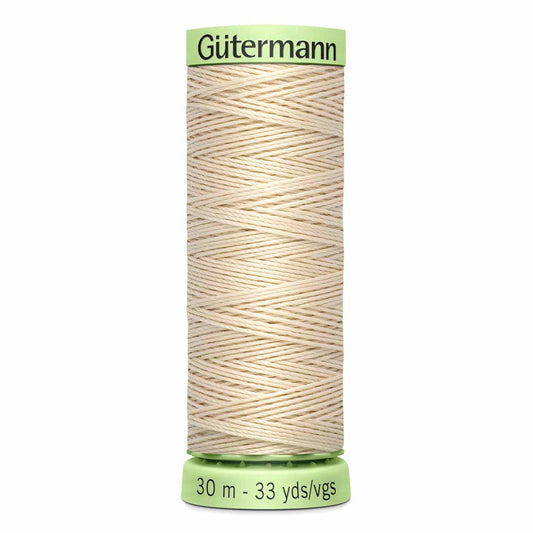 GÜTERMANN Top Stitch Thread No. 30 30 m Bone (030)