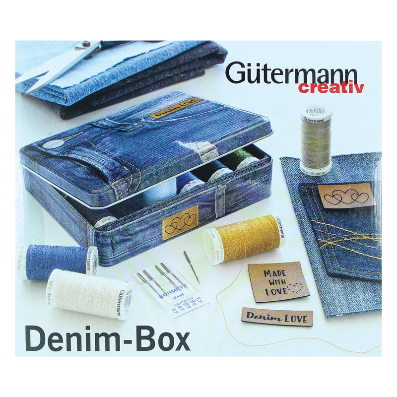 GÜTERMANN Denim Love Nostalgia Box Denim Thread 100m 12 Shades