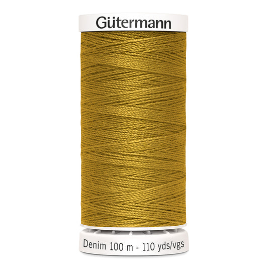 GÜTERMANN Denim Jeans Thread No 50 100 m Gold
