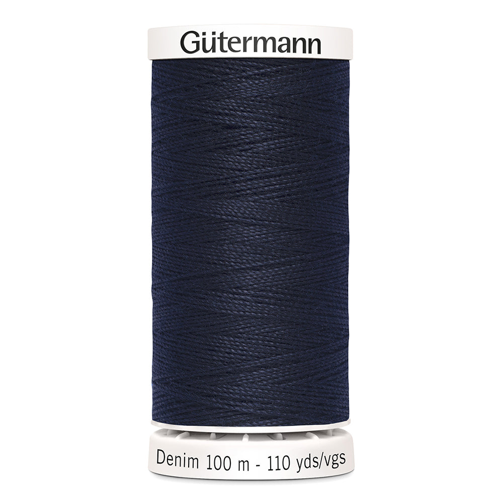 GÜTERMANN Denim Thread Polyester 100 m Dark Blue