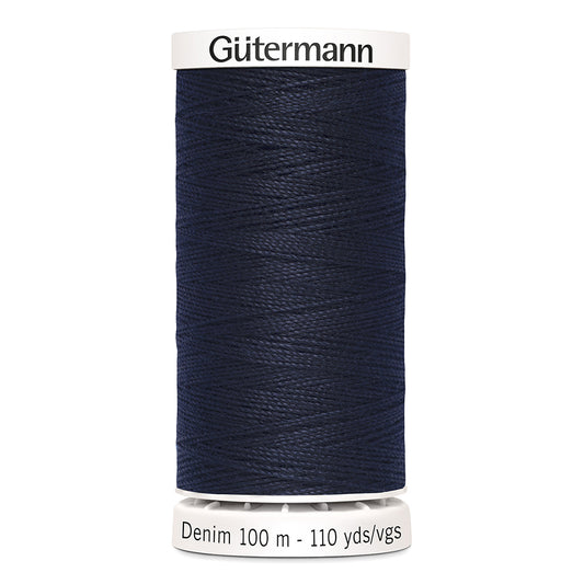 GÜTERMANN Denim Thread Polyester 100 m Dark Blue