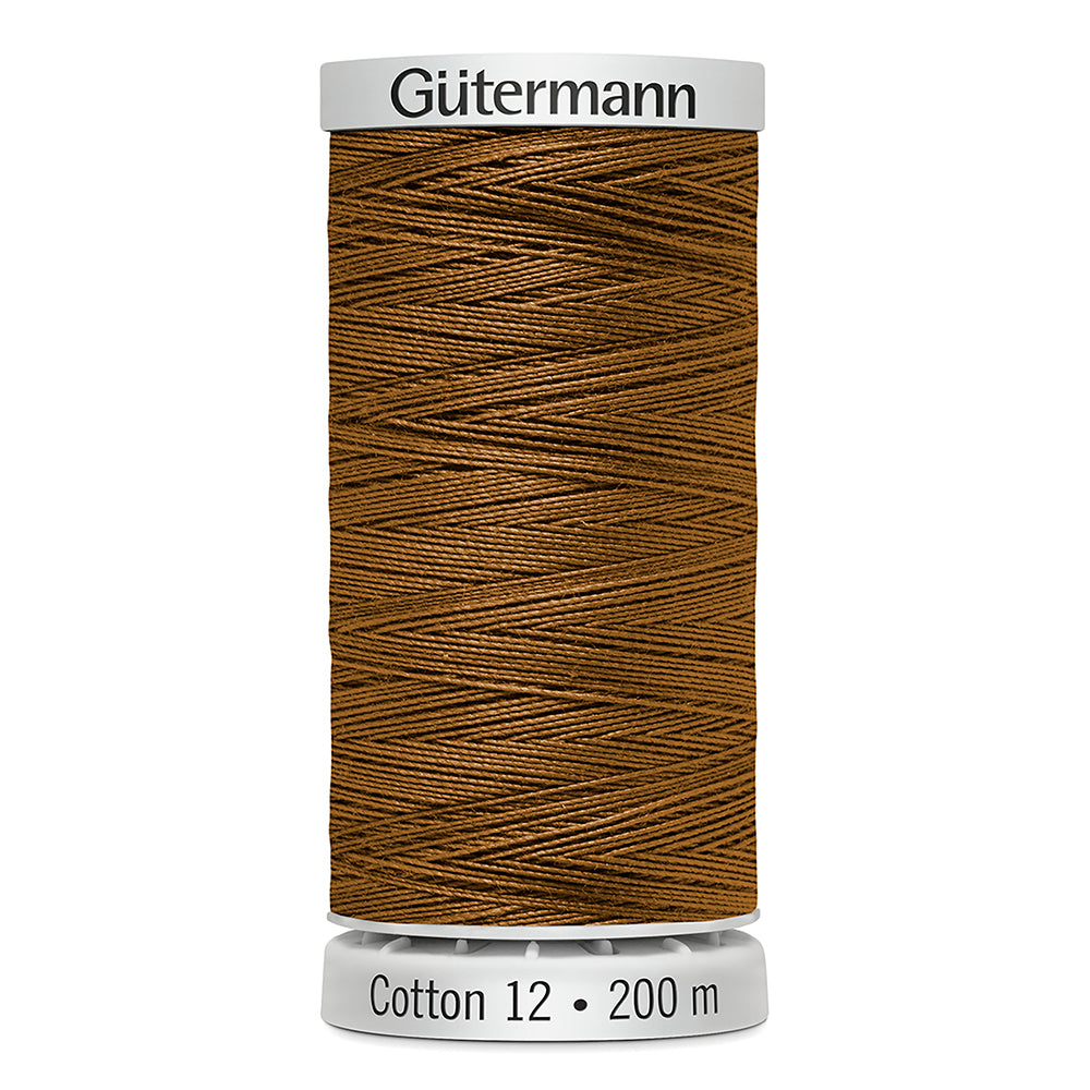 GÜTERMANN Cotton 12 Thread Mercerised Cotton 200 m Light Rust
