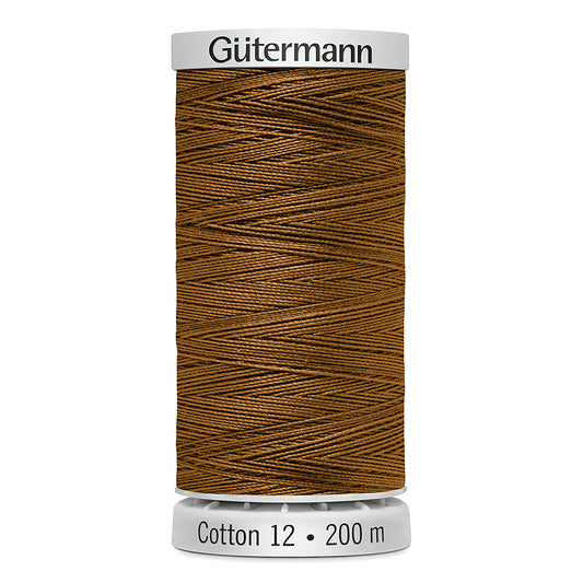 GÜTERMANN Cotton 12 Thread Mercerised Cotton 200 m Light Rust