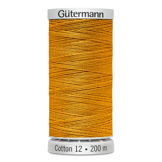 GÜTERMANN Cotton 12 Thread Mercerised Cotton 200 m Light Topaz