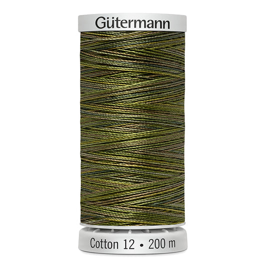 GÜTERMANN Cotton 12 Thread 200 m Colour 4020 Multi