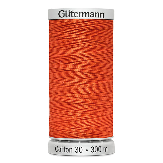 GÜTERMANN Cotton 30 Thread 300 m Neon Orange