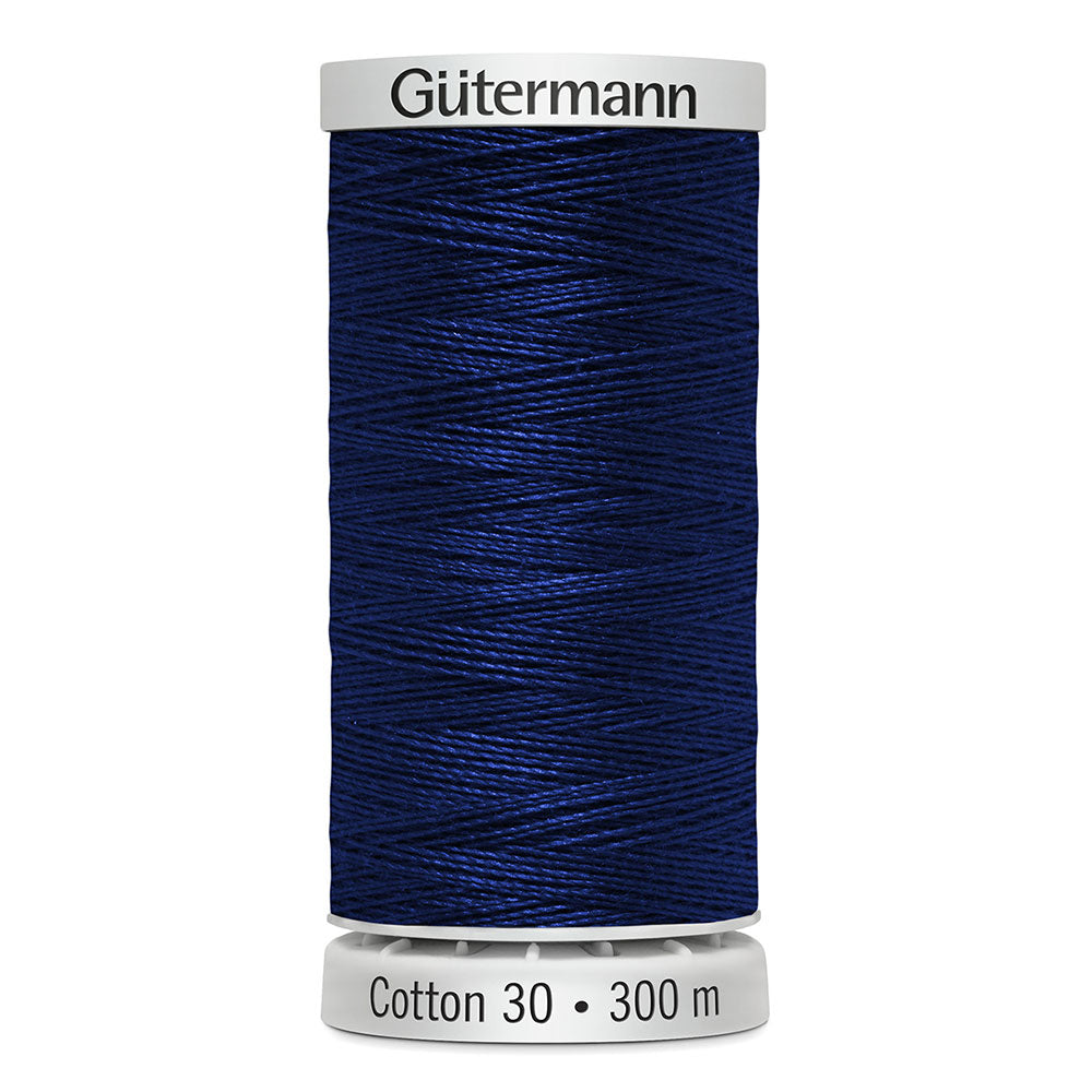 GÜTERMANN Cotton 30 Thread 30 wt 300 m (328 yd) - Dark Royal - 1 Spool