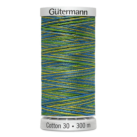 GÜTERMANN Cotton 30 Mercerized Cotton Thread 300 m Spring Meadow