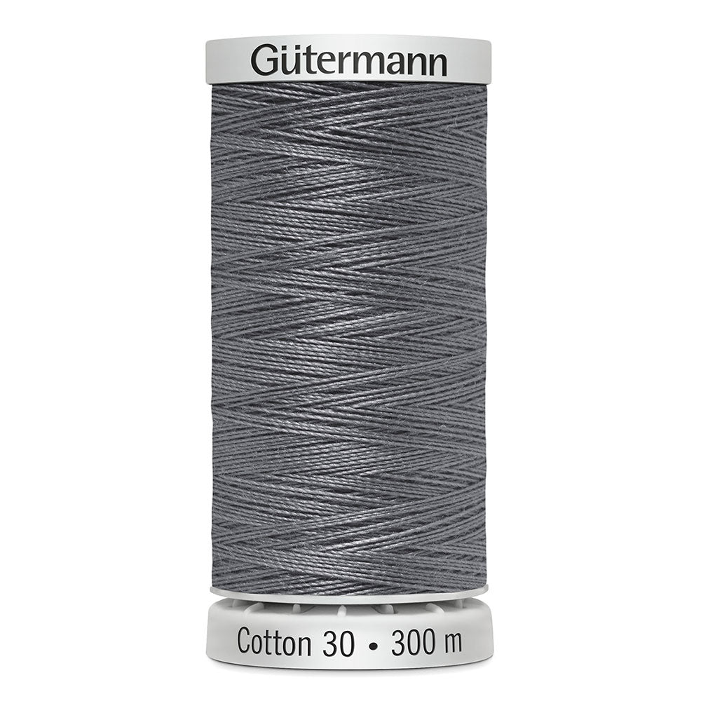 GÜTERMANN Cotton 30wt Thread 300m, Colour 1295 Koala Grey