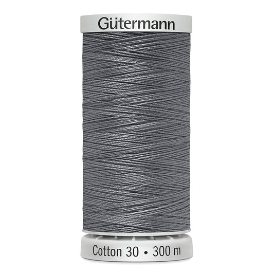 GÜTERMANN Cotton 30wt Thread 300m, Colour 1295 Koala Grey