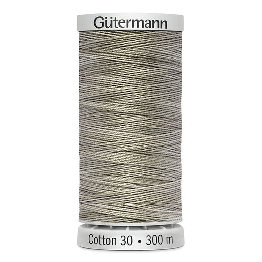 GÜTERMANN Cotton 30wt Thread 300m, Colour 4027 Multi
