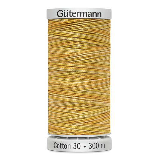 GÜTERMANN Cotton 30wt Thread 300m, Colour 4002 Multi