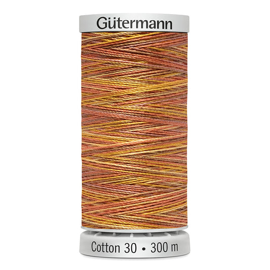 GÜTERMANN Cotton 30 wt thread, Golden Sunset, 300 m (328 yd)