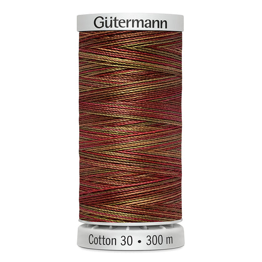 GÜTERMANN Cotton 30 wt thread, Rustic Holiday, 300 m (328 yd)