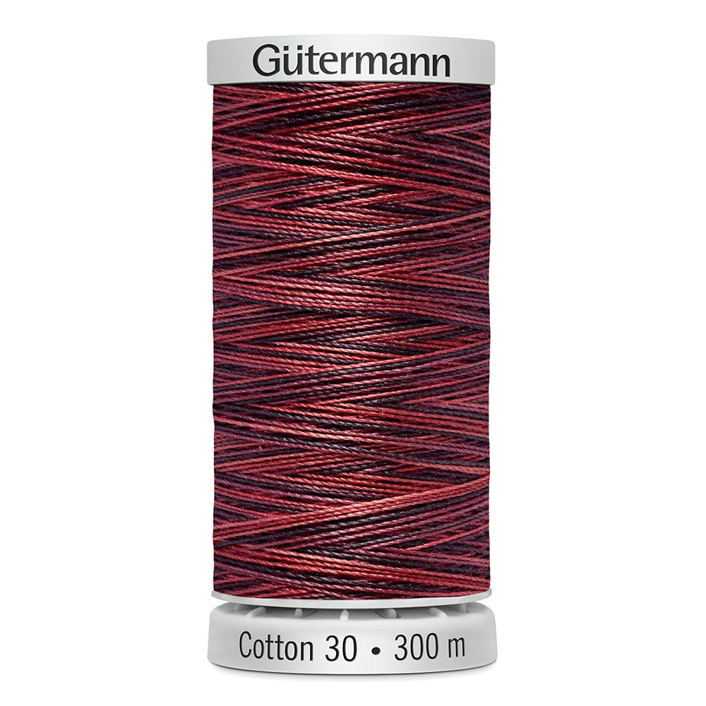 GÜTERMANN Cotton 30wt Thread 300m - Cherry Cola